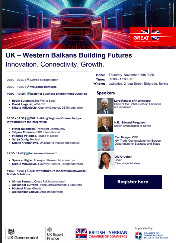 UK–Western Balkans Building Futures Summit - AGENDA
